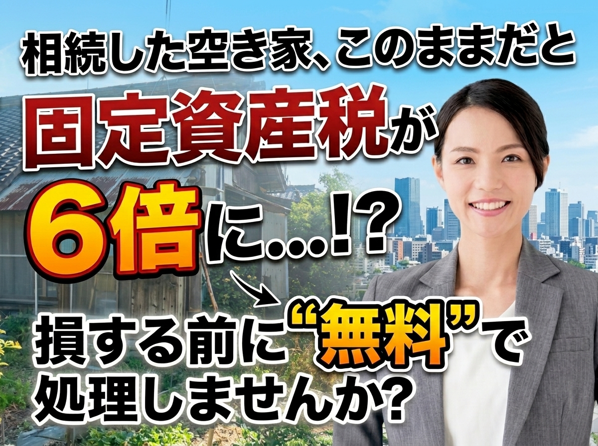 訳アリの空き家をご所有の方